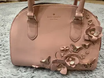 kate spade 꽃 장식 핸드백 핑크