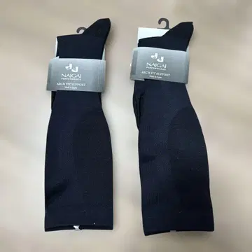 [미사용품] NAIGAI 하이삭스 25-27 cm 블랙 2세트