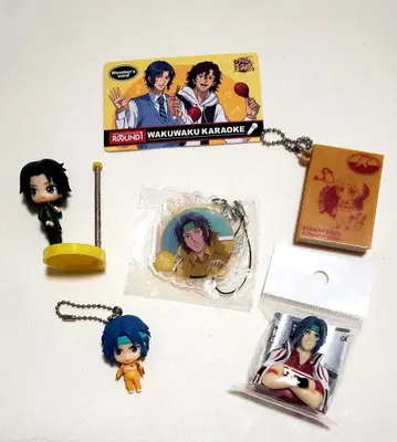 신 테니스의 왕자님 테니프리 유키무라 세이이치 릿카이 피규어 키링 세트