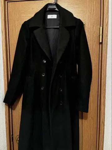 SLY A라인 롱 코트 블랙