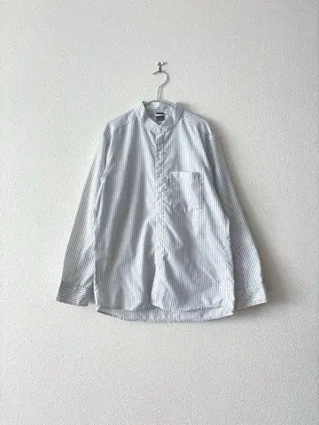 mont-bell 밴드 카라 셔츠 스트라이프 여성용 XS