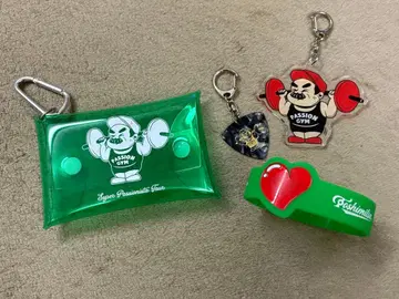 TOSHIMITSU 러버 밴드 키링 클리어 파우치