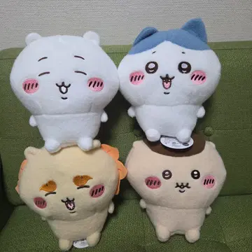 선착순 치이카와 (먼작귀) 시이푸와 봉제 인형 1종 전 4종 세트