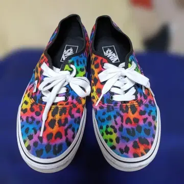 Vans 에라 721356 레인보우 레오파드