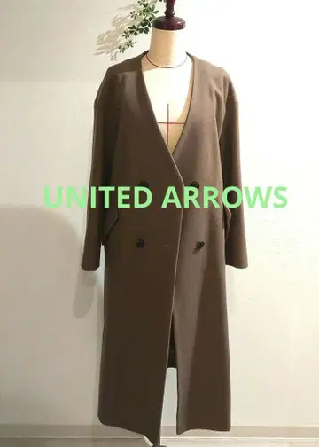 UNITED ARROWS 코트 Msize 카키색 유나이티드 애로우즈