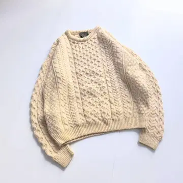 아일랜드제 메리노울 아란 니트 피셔맨 니트 B15