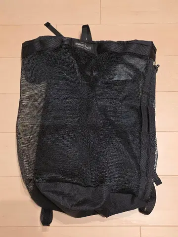 [ 컨디션 최상 ] mont-bell 메쉬 기어 팩 50 블랙 대용량