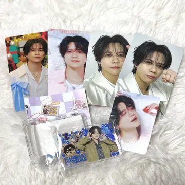 INI 봐! 키링 트레이딩 카드 후지마키 쿄스케 세트