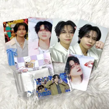 INI 봐! 키링 트레이딩 카드 후지마키 쿄스케 세트