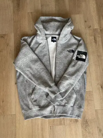 THE NORTH FACE 그레이 풀 집업 후드티 S
