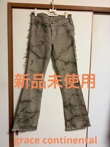 GRACE CONTINENTAL 그레이 부츠컷 데님 36 미사용 새상품