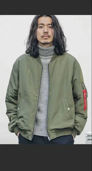 어반 리서치 Sonny label 집업 블루종