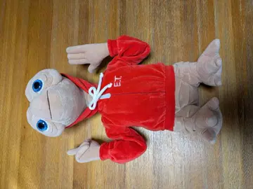 E.T. 빨간색 후드 부착 봉제 인형