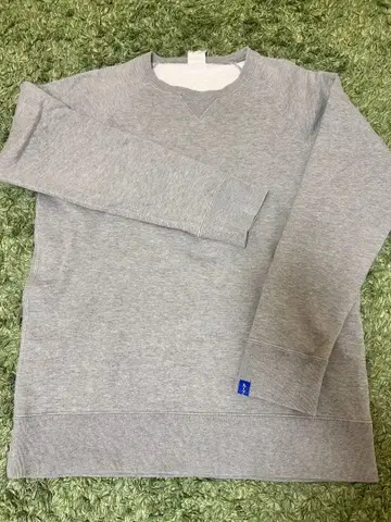 LOOPWHEELER L 사이즈 그레이 맨투맨 루프 휠러