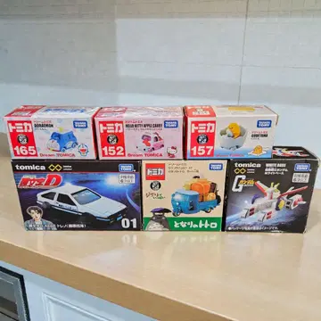 드림 토미카 새상품 미개봉 6대 세트 산리오 애니메이션 일괄