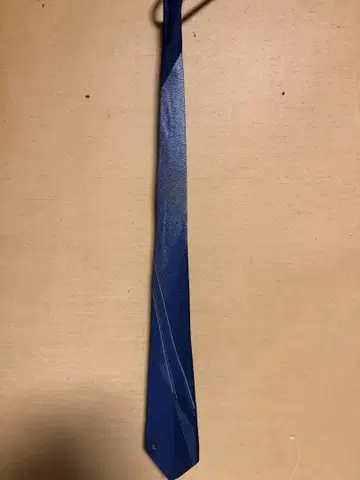 LANCETTI 다크 블루 슬림 타이