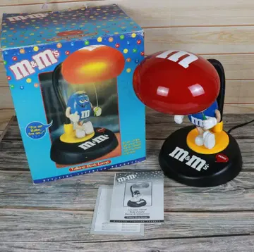 m&m's 엠앤엠즈 빈티지 토킹 데스크탑 라이트 램프