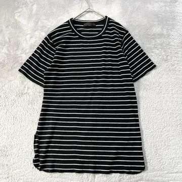 [ 어반 리서치 ] ( L ) 보더 T셔츠 남성용 블랙 화이트 캐주얼