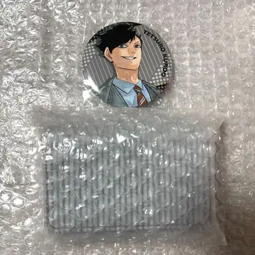 하이큐 쿠로오 테츠로 명함지갑 특제 캔뱃지