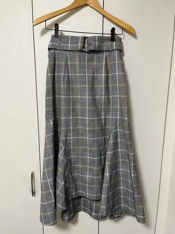 snidel 스나이델 체크 머메이드 스커트