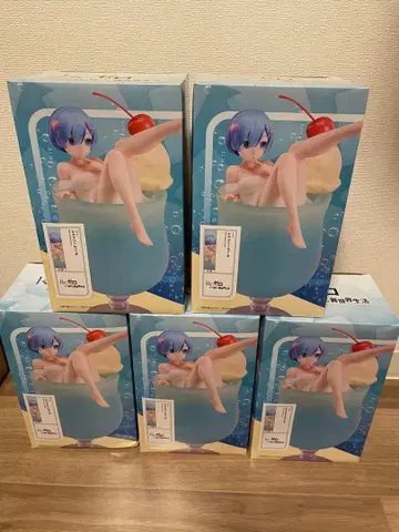 [Re: 제로 라운드원 한정판 피규어] 렘 5개 세트