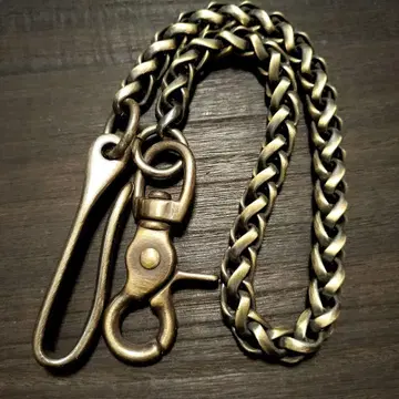 훈제 놋쇠 뜨개질 10mm 월렛 체인 빈티지 브라스 낚시 바늘