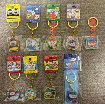 낱개 판매 가능 치이카와 하치와레 지역 한정 키링 7개 세트