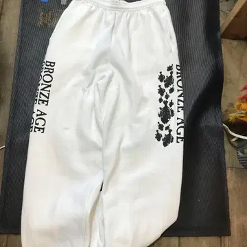 BRONZE AGE 스웨트 팬츠 화이트 M