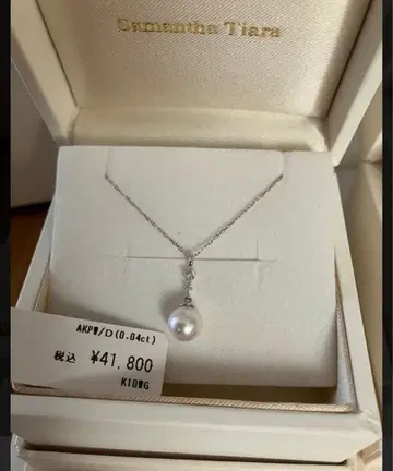 Samantha Tiara 펄 다이아몬드 목걸이