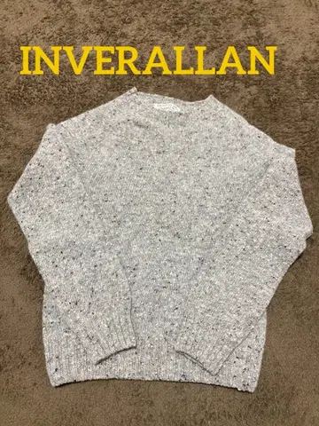 [ Inverallan ] 울 니트 스웨터 34 그레이