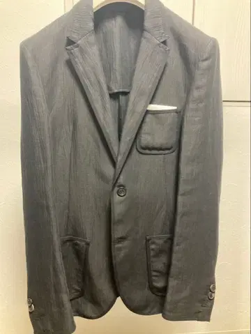 NEIL BARRETT 테이핑 주름 가공 자켓 닐바렛 46