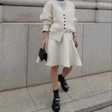 MACHATT 마차트 부클 니트 가디건