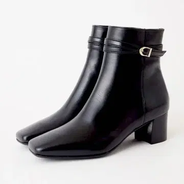 DIANA 스퀘어 숏부츠 WD65309 블랙