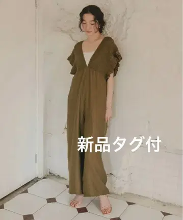 [택 포함 새상품] titivate 티티베이트 셔링 프릴 올인원