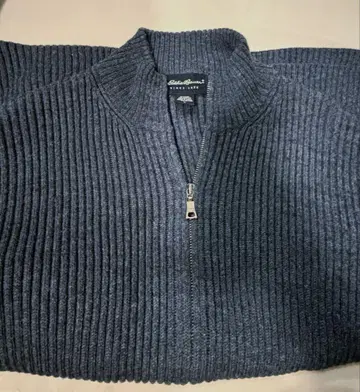 [ 90s 에디 바우어 ] 드라이버 니트 '블랙 택'