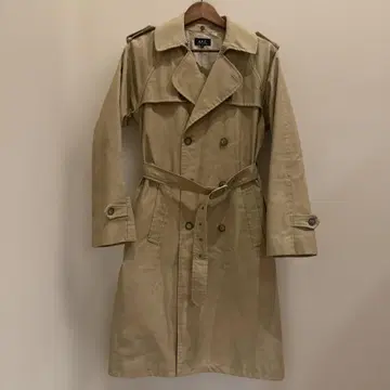 APC 트렌치코트 베이지 S