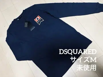미사용 DSQUARED2 네이비 긴팔 티셔츠 사이즈 M