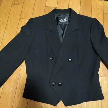 SOIR 블랙 테일러드 자켓 사이즈 11