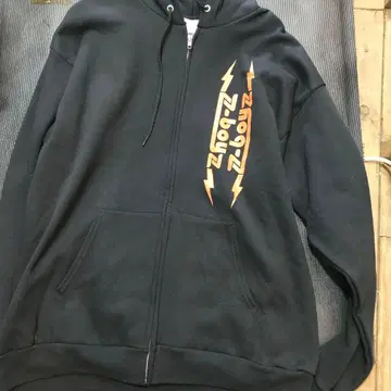 Z-Boyz 블랙 집업 후드티 L