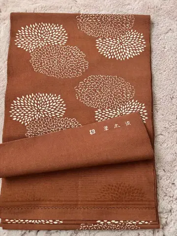 초목 염색 나고야 오비 형염