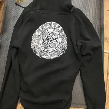 DRESSEN 블랙 집업 후드티 M