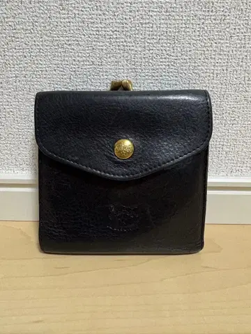 [일비종떼] 블랙 가죽 3단 폴더형 지갑