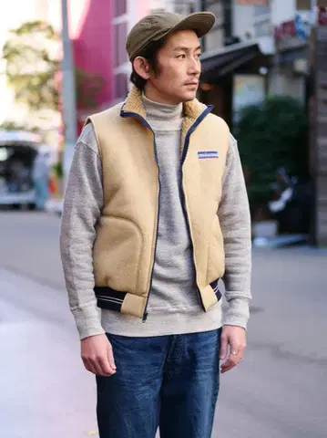 WAREHOUSE lot468 하이넥 맨투맨