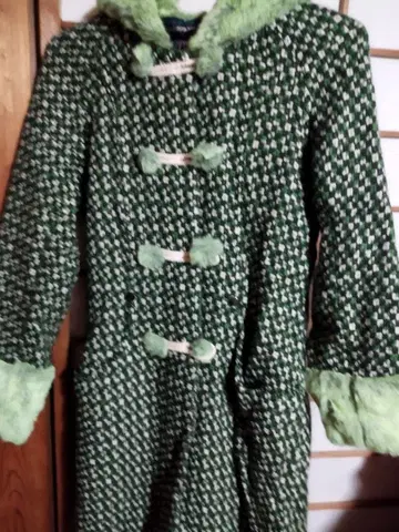 알곤퀸 이드 후드 부착 롱 코트