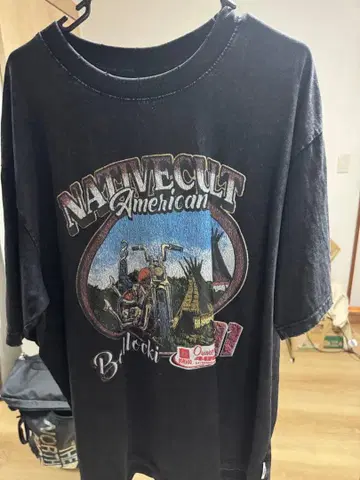 NATIVE CULT American T셔츠 오버 사이즈