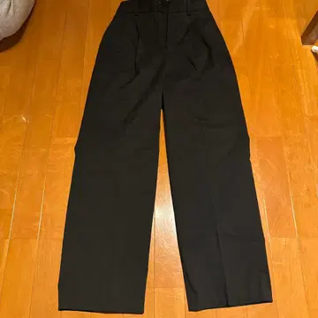 GLOBAL WORK 블랙 와이드 팬츠 XS