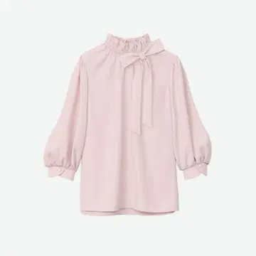 Rene Frill Blouse 모브 핑크 38