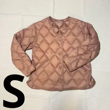 유니클로 울트라 라이트 다운 릴랙스 자켓 핑크 S 사이즈