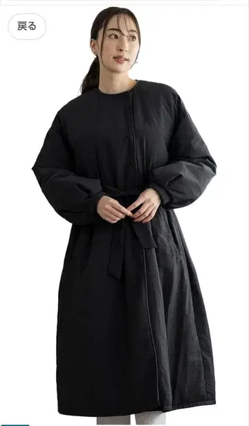 소노] 다운 코트 [ 빅토리아 다운 ] 블랙 2