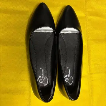 블랙 스틸레토 펌프스 25.0cm